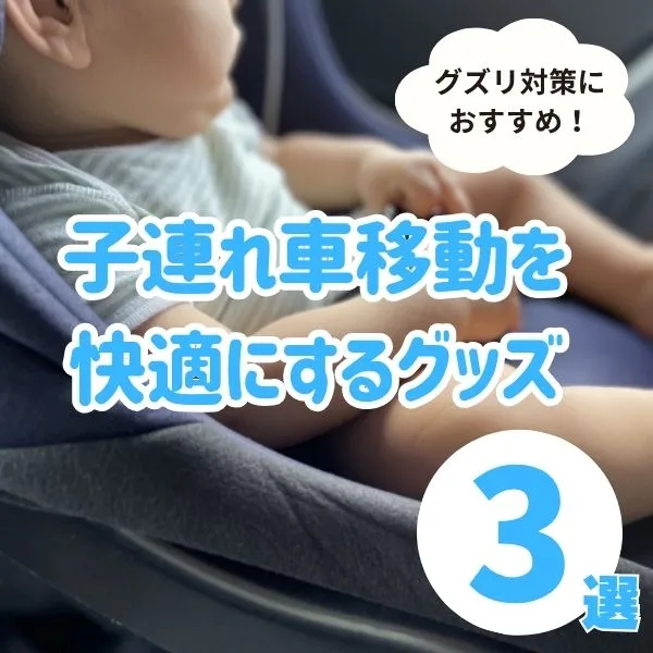 子連れの車移動が快適になるグッズ3選|飽きにくい&暑さ対策にはコレ!