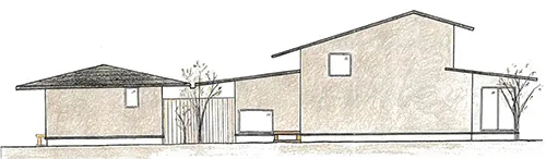 建物完成見学会 ― 縦長敷地の二世帯住宅 ―
