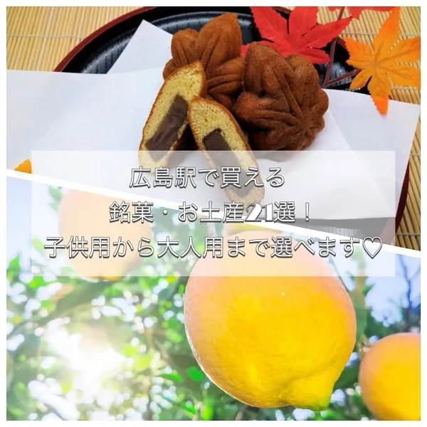 広島駅で買える銘菓・お土産22選!子供用から大人用まで選べます